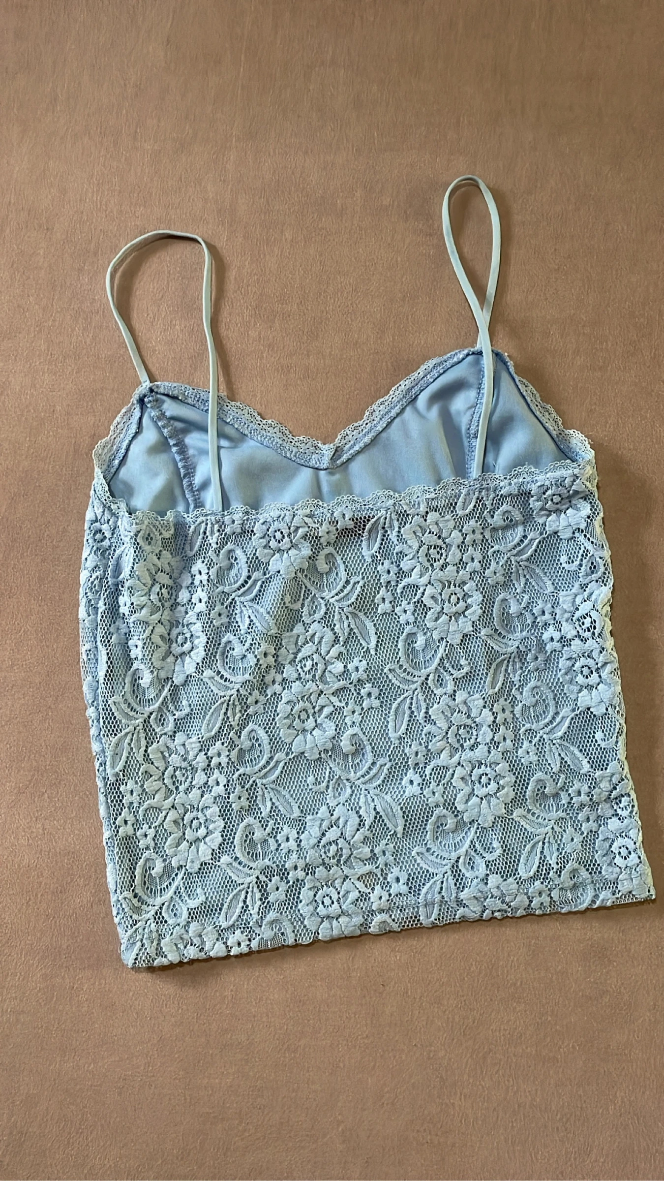 Top de renda turquesa – photo 3